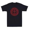 Distressed Knights Templar Cross Seal Of Soldiers Graphic Vintage Unisexs Tshirt