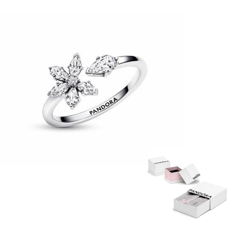 Pandora 925 Sterling Silver Rings Women's 192611C01