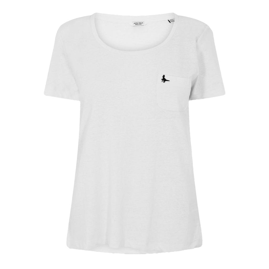 Jack Wills Womens/Ladies Fullford Chest Pocket T-Shirt