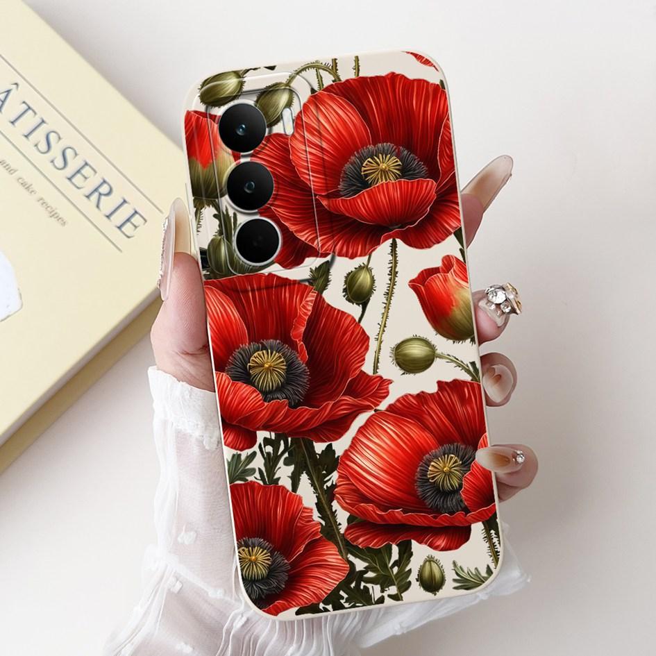 Чехол для OPPO Realme C71 Модный Космический Цветок Мягкий Конфетный Силиконовый TPU Ударопрочный Чехол для Realme C71 4G RMX5303 C 71 Чехлы для Телефона
