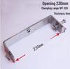 C304 Tiger Claw U-Shaped Stainless Steel Pipe Clamp