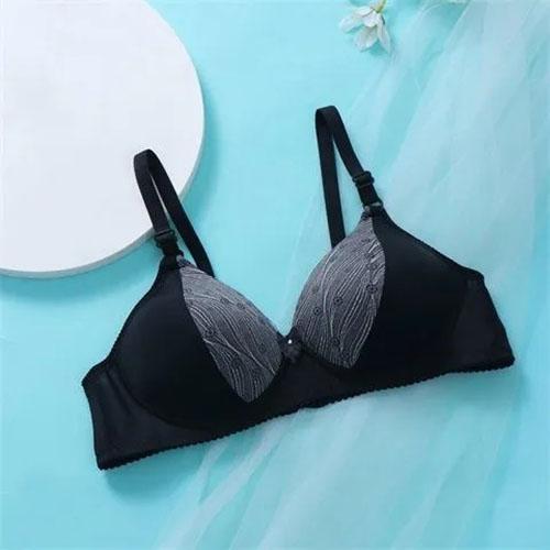 Лисий бюстгальтер в сборе, женский бюстгальтер пуш-ап, розовый кружевной провод, свободный сбор, сексуальная чашка AB, тонкое удобное нижнее белье для груди