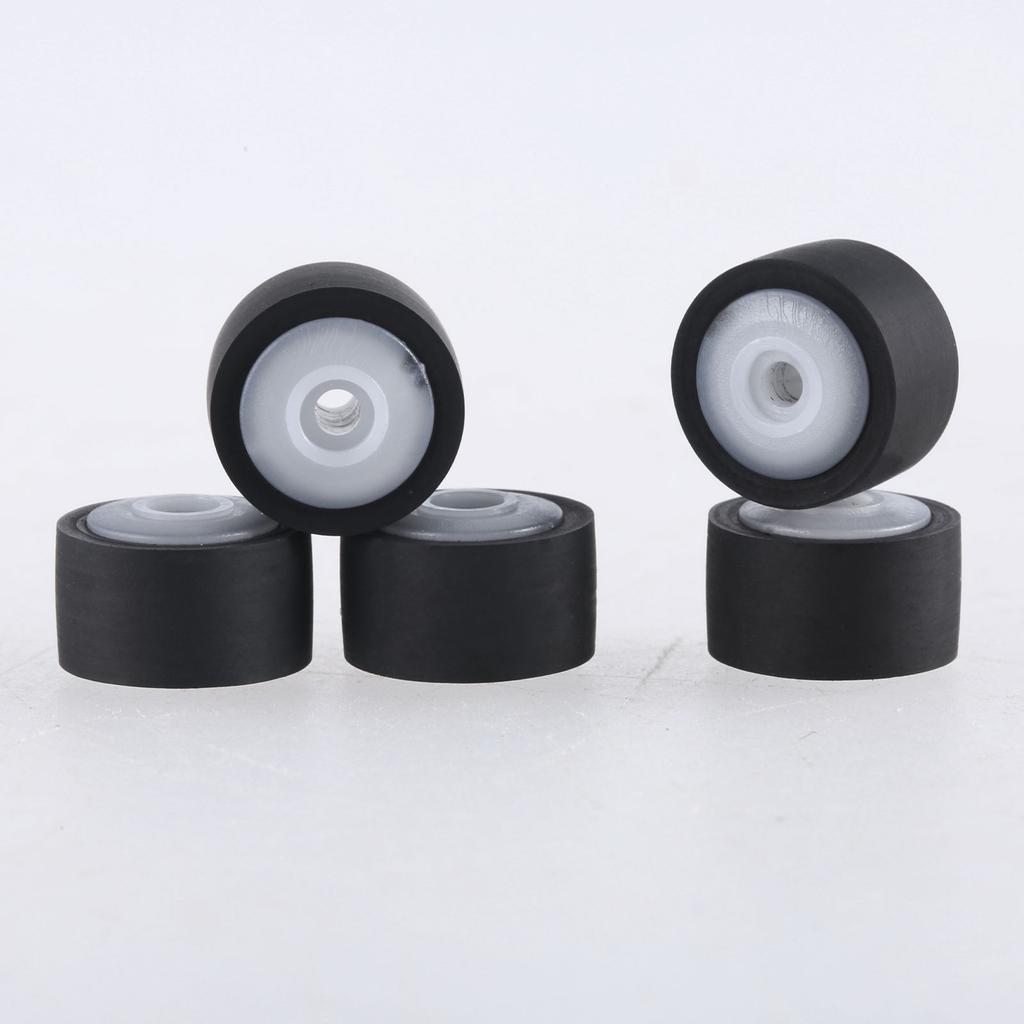 5PCS Cassette Tape Recorder Pinch Roller Wheels Rubber Pressure Recorder Belt Pulley Set Replacement