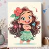 Disney Жемчужная Живопись Детство Моаны Ручная Работа DIY Жемчужные Камни Картины Поделки Особая Форма Домашний Декор Стен