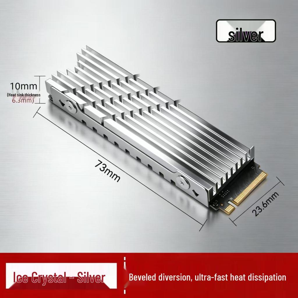 Охладитель SSD Iceberg M2 Pro: Поддерживает твердотельные накопители PS5 2280 NVMe M.2