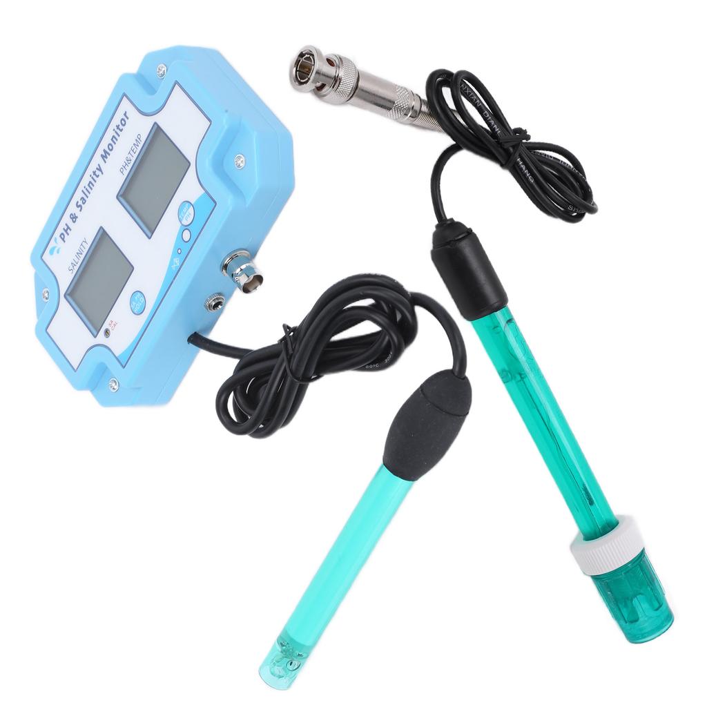 PH‑2987 3 in 1 Online PH Salinity TEMP Meter Water Quality Monitor Analyzer for Fish Tank Aquarium