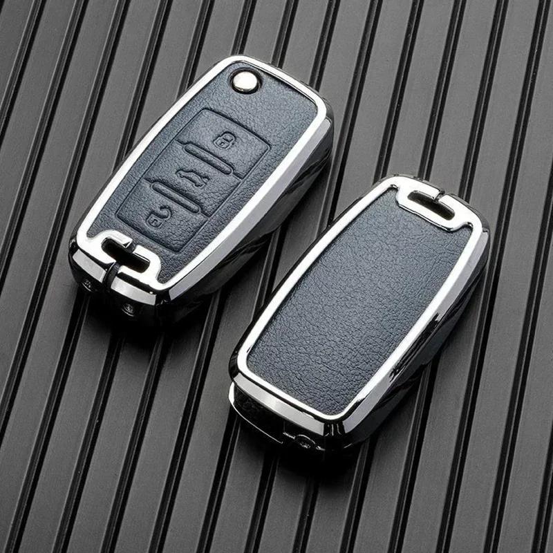 Чехол для ключей от машины, сумка для ключей для Volkswagen VW Golf 3 4 5 6 Mk4 Mk6 Passat B5 B6 B7 B8 Cc Polo Tiguan Mk2 Touran Jetta 6 Bora Mk6