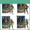 Neca 7" Фигурки Черепашек-ниндзя из фильма 1990 года Модель Игрушка