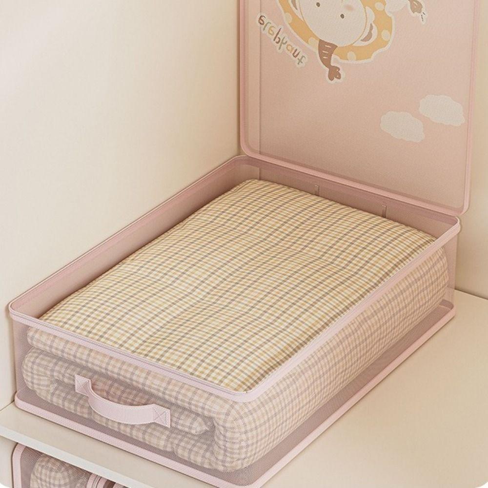 2Pcs Divided Clothes Quilt Storage Bag Large Capacity Moving Packing Bag Bed Sheet Organizer  Travel