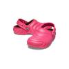 Crocs Классические кроссовки-сабо с подкладкой Overpuff Dragon Fruit Unisex, розовые 210059-6ZQ