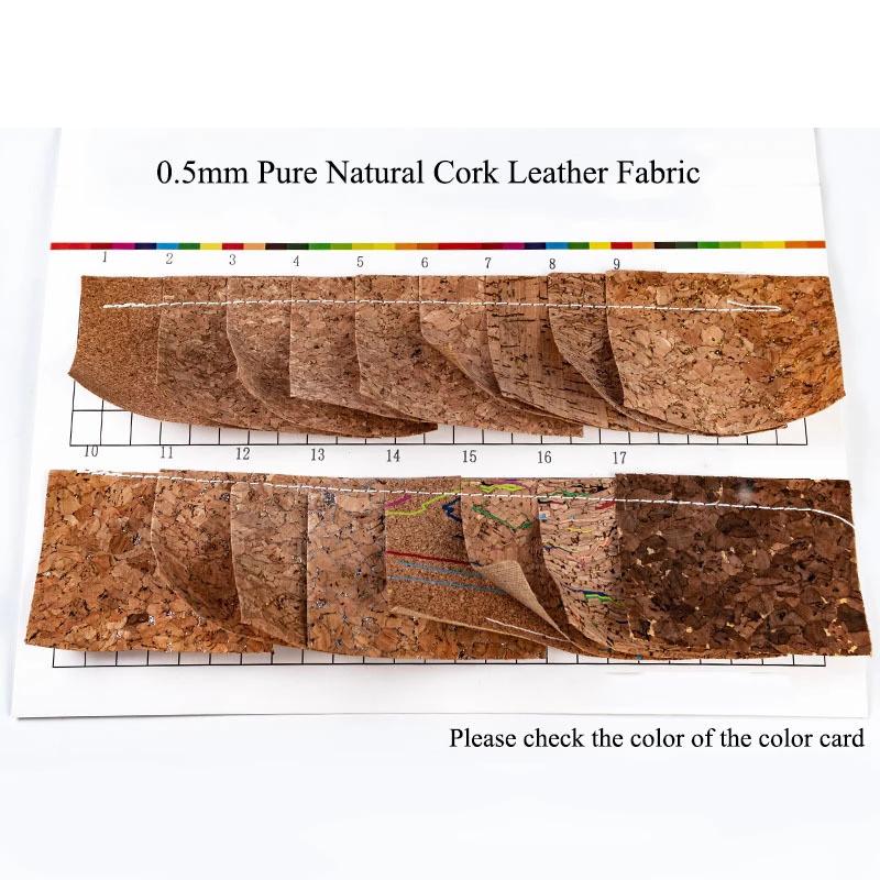 90x140 см 0,5 мм мягкая натуральная пробковая кожа ткань с древесным зерном материал для обивки фон обувь сумочка декор ремесла