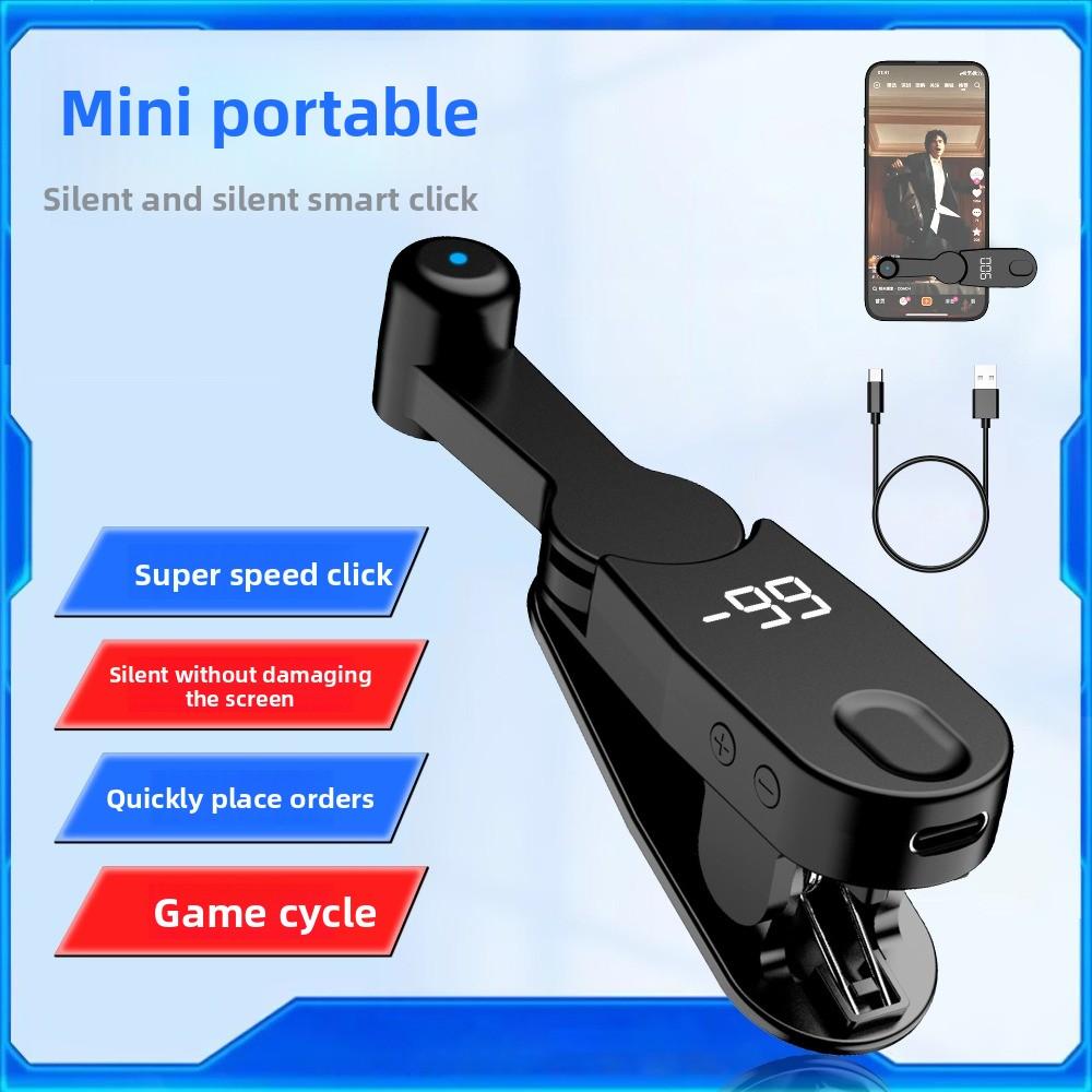 USB-интерфейс Автоматический кликер экрана Мини-кликер экрана мобильного телефона Таппер экрана Сотовый телефон