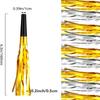 6Pcs Gold Silver Blowout Whistle Glitter Party Supplies New Years Party Blowers  Atmosphere Gifts