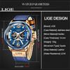 2021 LIGE мужские часы лучший бренд класса люкс синий кожаный хронограф спортивные часы для мужчин модные водонепроницаемые часы с датой Reloj Hombre