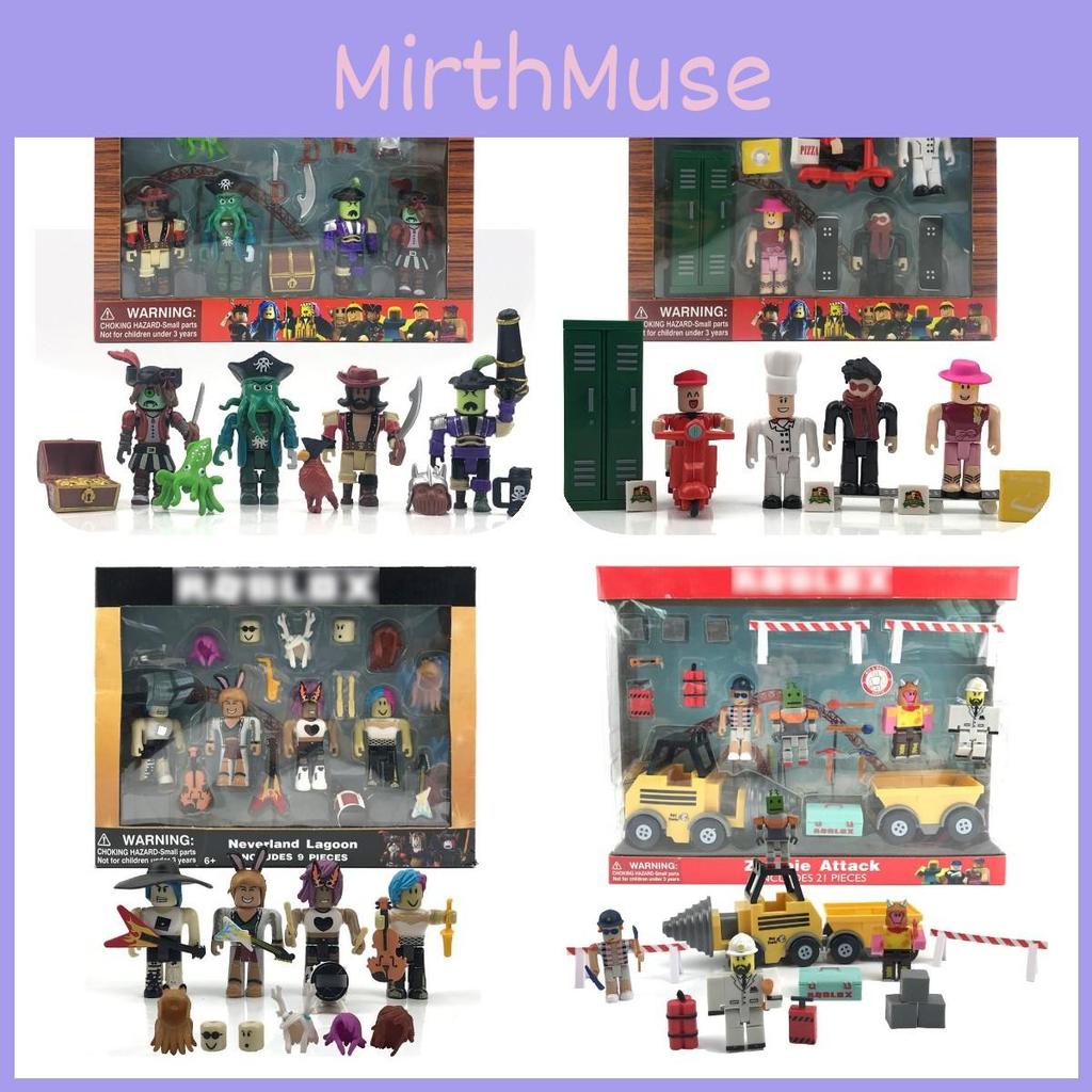 Набор фигурок Roblox с красочными персонажами и аксессуарами для творческой игры