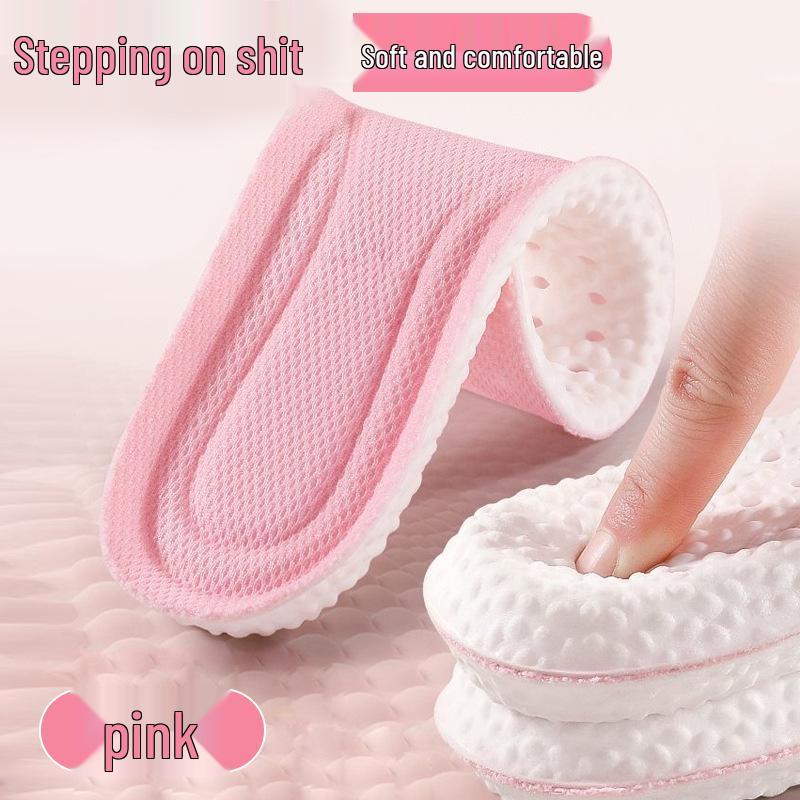 Men's Summer Sports Insoles: Comfortable, Soft, High Elasticity, Sweat-Absorbing, Odor-Preventing Military Training Insoles.