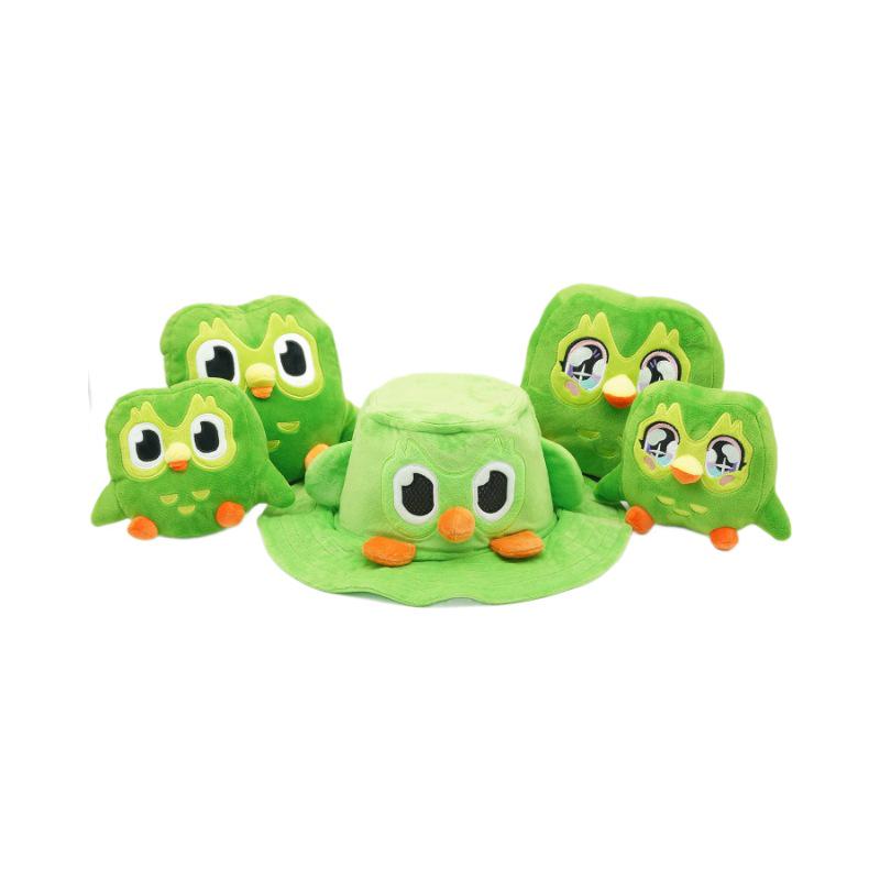 Плюшевая игрушка-сова Duolingo - Зеленая