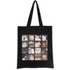 Meme Cats Puzzle Shopping Bags For Women Harajuku Print Fashion Korean Vintage Canvas Tote New Hand Bags Large-capacity