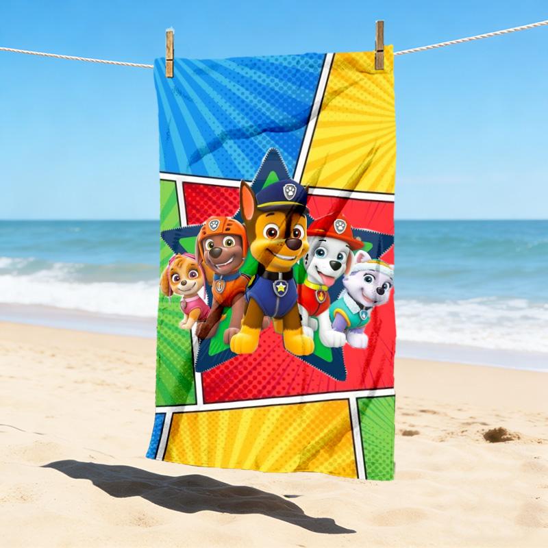 Paw Patrol Stylish Digital Printing Beach Towel Quickdrying Absorbent Blanket For Beach Pool Gym Travel Christmas Gift C922341