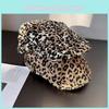 Retro Edgy Leopard Print Duckbill Cap Ventilation Summer Autumn Hats Travel