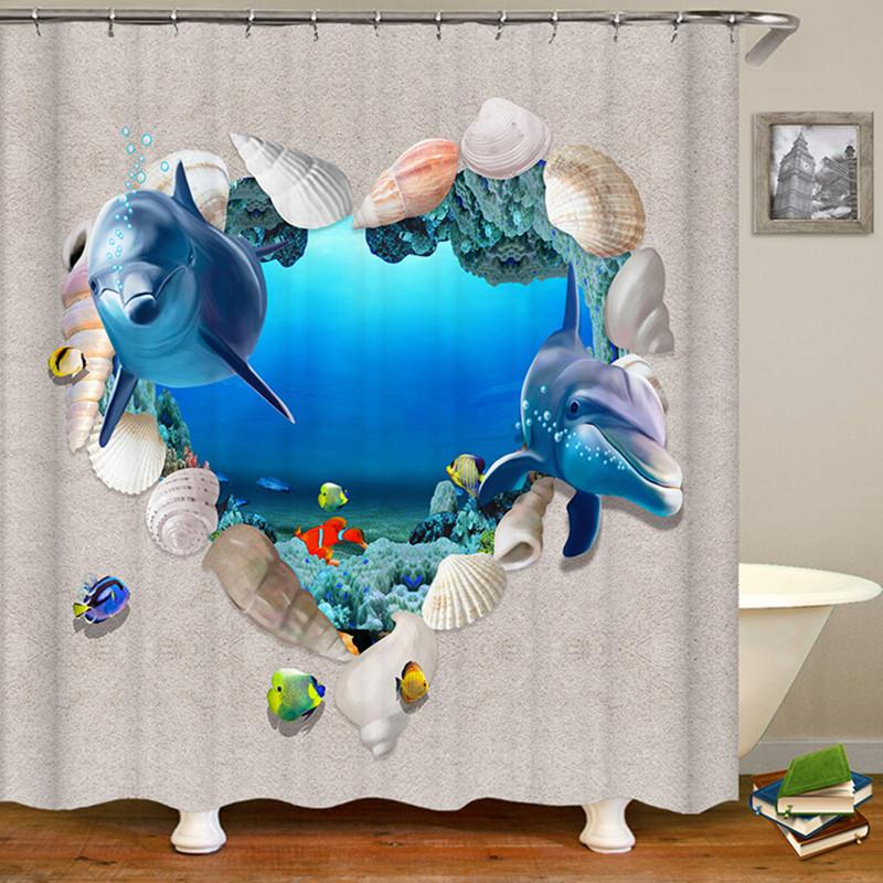 Водонепроницаемая занавеска для душа с 12 крючками, чехлы для унитаза, коврик для ванной комнаты, нескользящий коврик, ковер, аксессуары для ванной комнаты