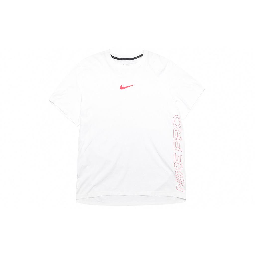 Nike Pro Dri-FIT Burnout Short Sleeve Training Shirt Men Tops White DD1829-100