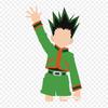 Hunter X Hunter Главный герой Gon Freecss Killua Zo Patch Теплопередающая наклейка на одежду Перенос железа Плавкая одежда Термочувствительные нашивки Топы