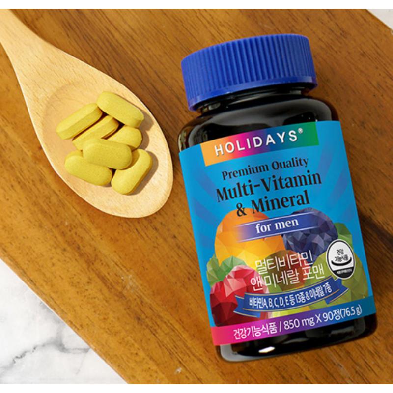 Holidays Мультивитамины и минералы для мужчин, 90 таблеток, 1 шт.