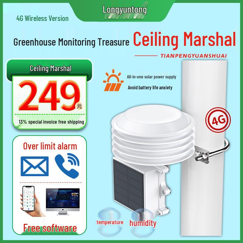 RS485 Temperature & Humidity Sensor Monitor with Modbus-RTU Protocol