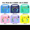 Для Apple iPad Air 4 5 4th 5th Gen 10,9 дюймов 2020 2022 A2325 A2316 A2588 чехол для детей с мультяшными буквами портативный ударопрочный чехол-подставка из вспененного ЭВА для планшета