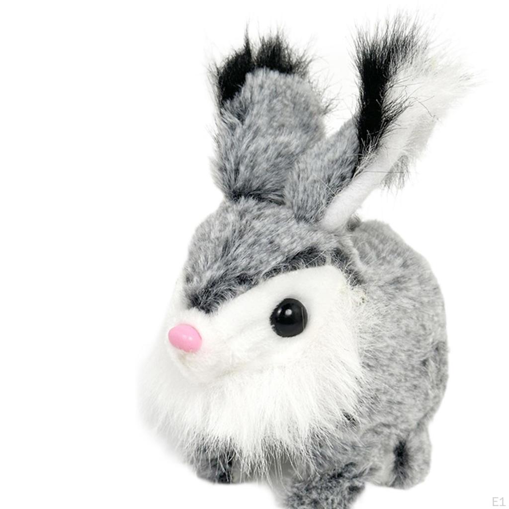 Игрушка Зайчик Интерактивная Электронная Шевелящиеся Уши Анимированная Ходячая для Девочек и Мальчиков Детская Вечеринка