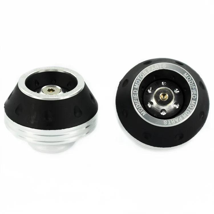 4 шт. Универсальная защита колес мотоцикла, крашпад, защита от падений мотоцикла, сплав, мотокросс, защита от падений, чашки-слайдеры передней вилки