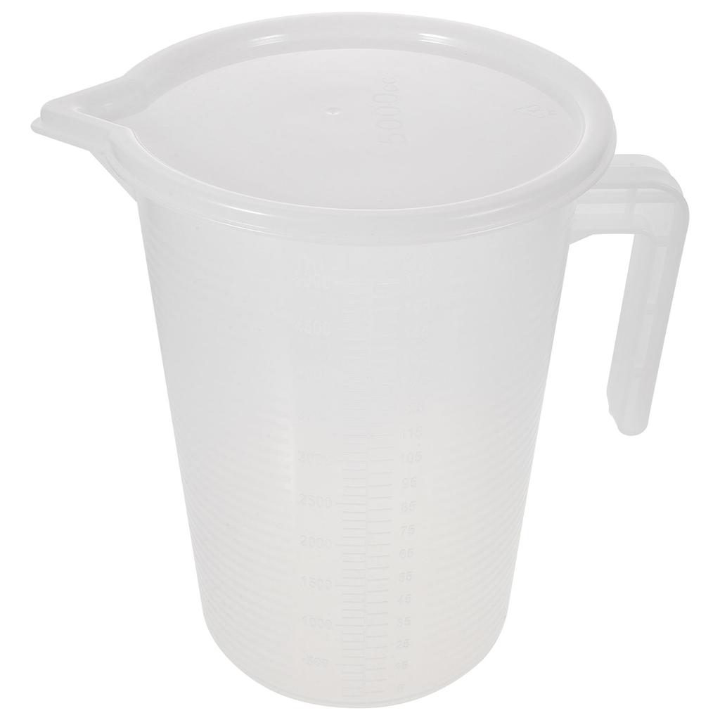 50l Measuring Cup Large Capacity Jug Kitchen Water Bottles Mix Jugs Plastic Pitcher PC with Lid