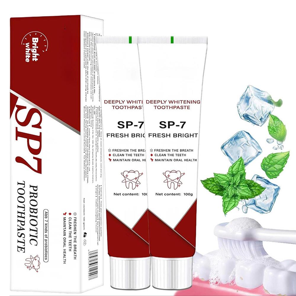 Зубная паста Sp7 Probiotic Toothpaste Whitening, зубная паста Sp-7 Ultra Whitening, зубная паста Sp 7, зубная паста для удаления пятен и отбеливания, глубокая очистка