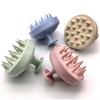 Silicone Hair Wash Brush Wheat Straw Silicone Hair Wash Brush Head Brush Scalp Stop Itch Scratching Comb Hairdressing Set