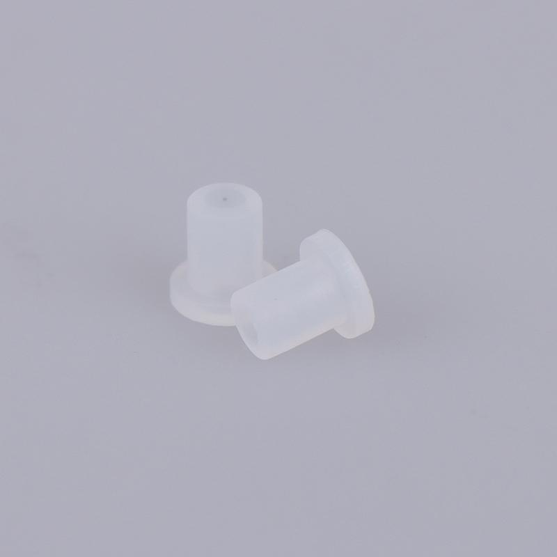 50Pcs Ciss Hollow Plug Transparent Ink Rubber Plug Empty Connector For Cartridge