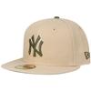 Casquette Ajustée - New Era - 59Fifty - New York Yankees - Beige - 100% Polyester