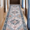 Bohemian Style Runner Rug Retro Light Luxury Kitchen Carpets Fashionable Creative  Machine Washable Non-slip Corridor Mats Tapis