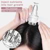 Портативный аппликатор для кожи головы, сыворотка для роста волос, питательное масло, мини-портативная жидкая массажная расческа для корней волос с масштабным дизайном, уход за волосами