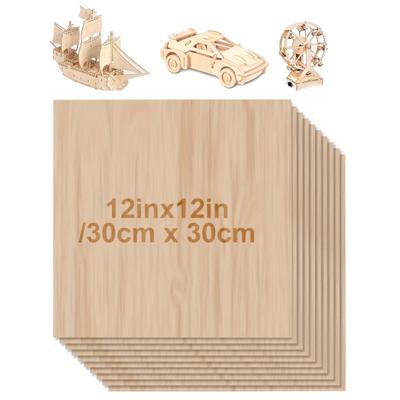 8/10 шт. 10/15/20/30 см деревянный лист сверхмощный незавершенный проект «сделай сам» поделки архитектурная модель резки рисунок квадратная доска из липы