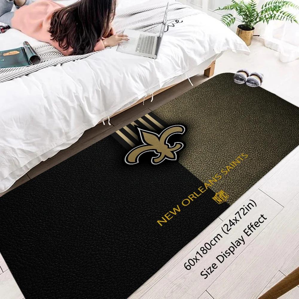 Floor Mat for Kitchen Carpet for Home Entrance New OrleanS SaintS Living Room Mat Outdoor Doormat Entrance Door Custom Cute Rug