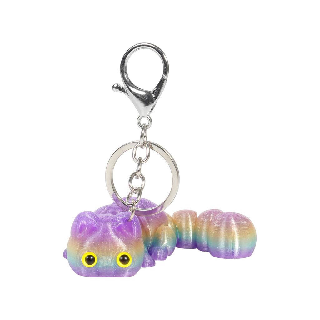 3D-печатный милый трехмерный брелок для ключей школьный рюкзак маленький кулон подарок маленький орнамент