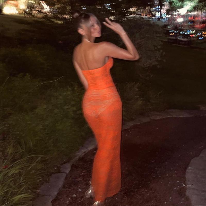 Женские летние сексуальные прозрачные кружевные платья для похудения на бедрах