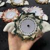 Lace Brooch Holder Itabag Decor Flower Colorful Badges Pins Tray Bag Accessories