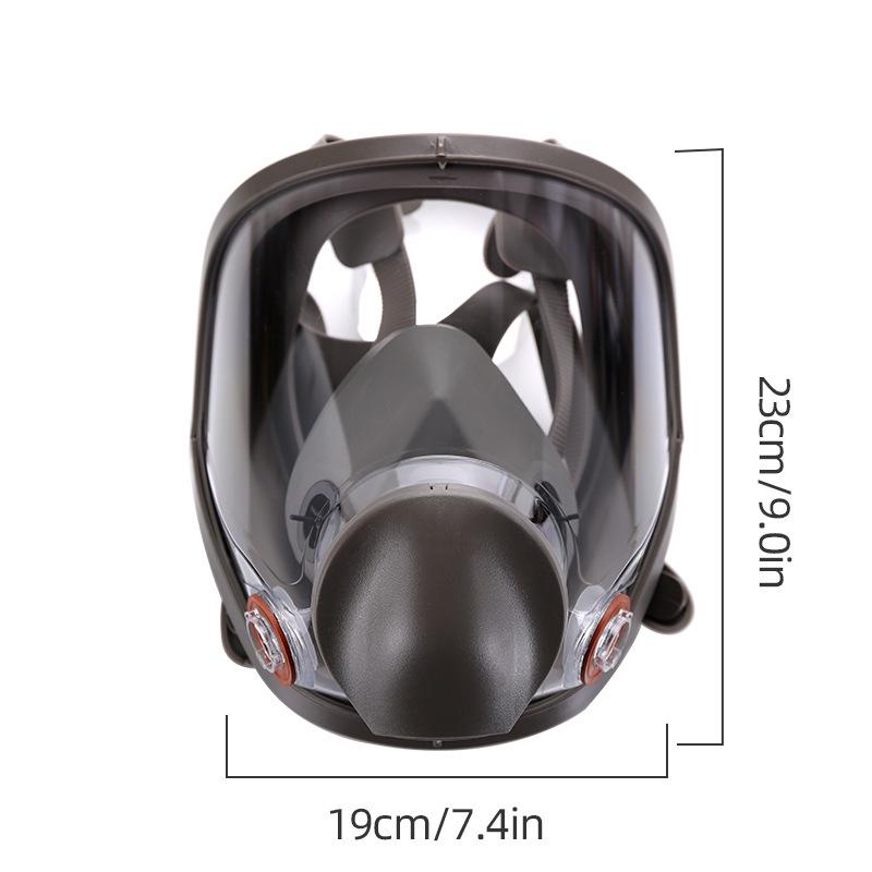 6800 Protective Gas Mask for Paint, Dust, Chemical, Pesticide, Decoration, and Grinding Safety