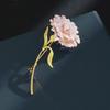 Elegant Carnation Brooch - Exquisite High-Grade Flower Pin for Women