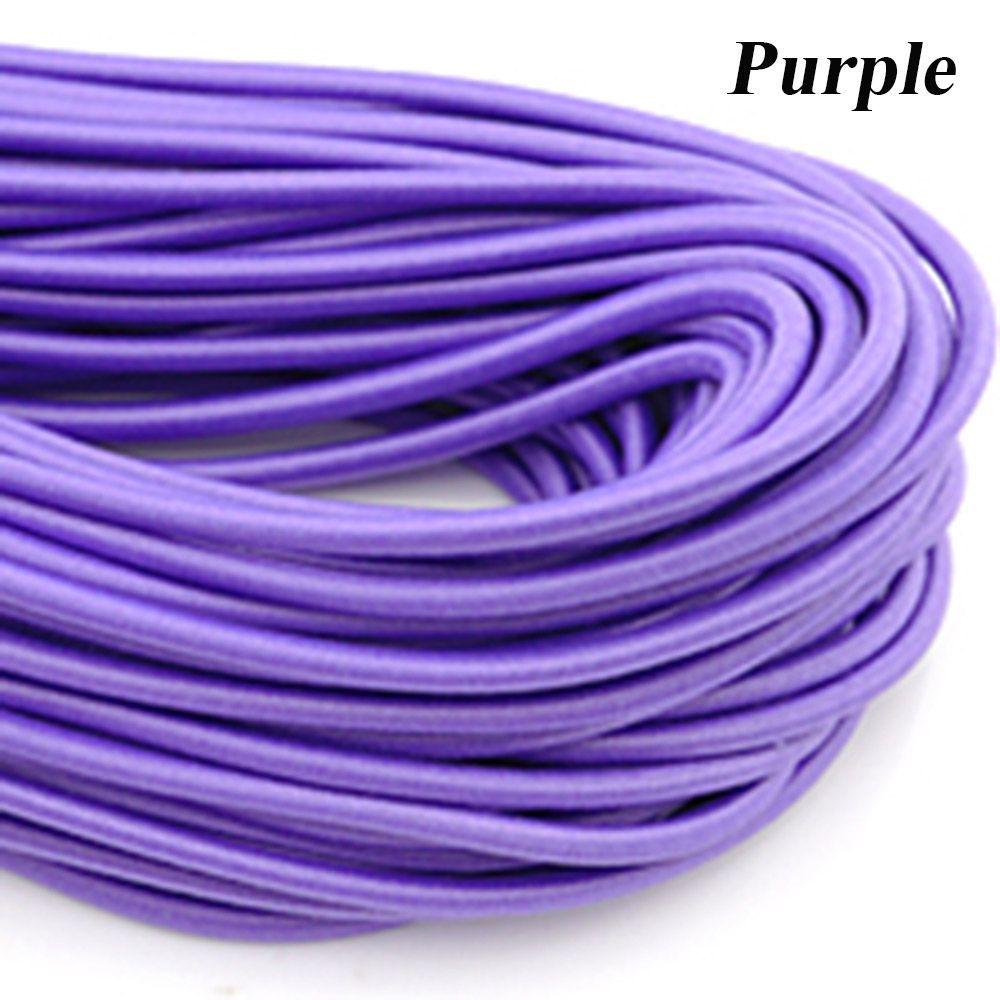 3mm 10m Nylon DIY Line Craft Elastic Band Sewing Rope Round Rubber Colorful