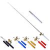 MUQZI Sports Accessory Mini Pocket Portable Aluminum Alloy Telescopic Pen Fishing Rod Pole