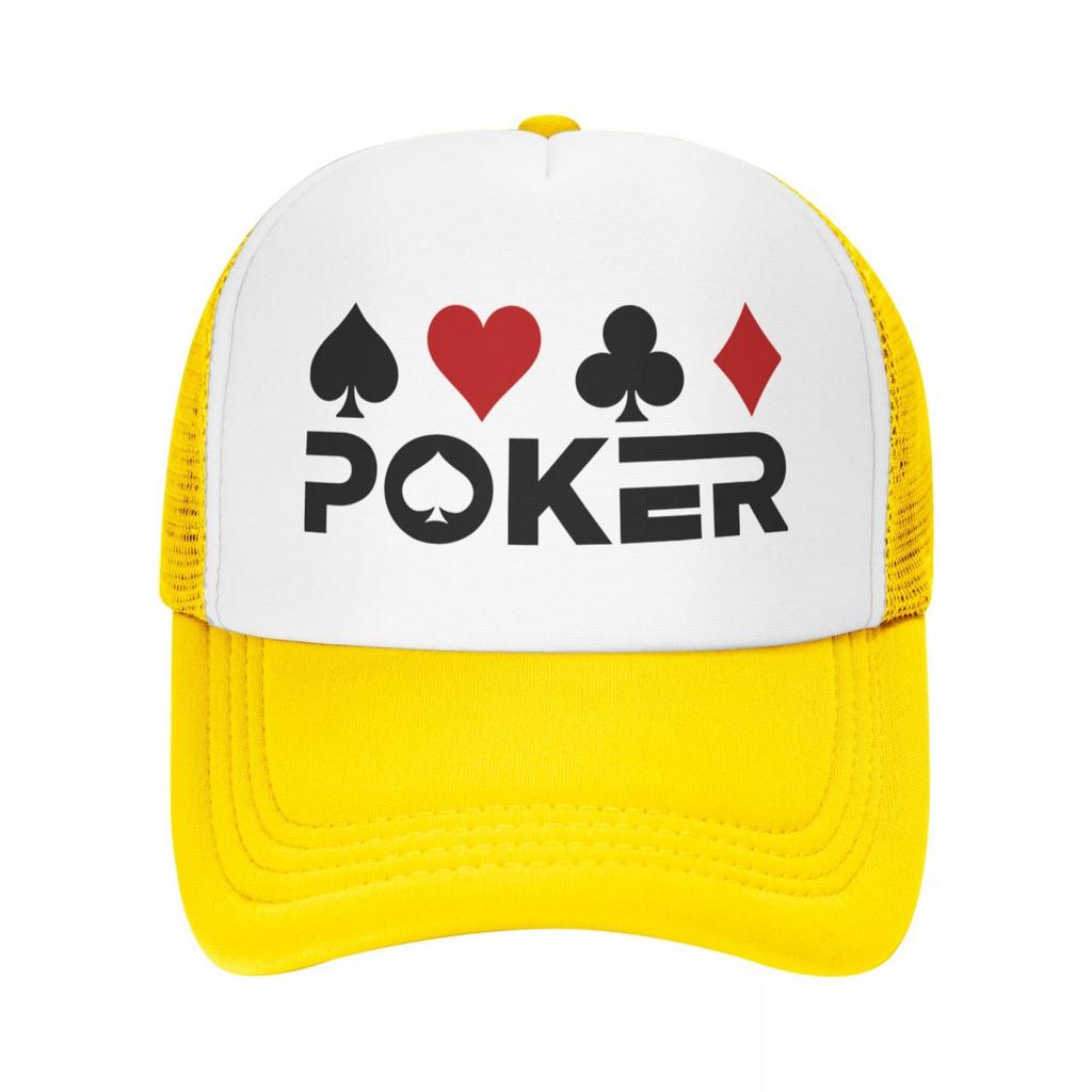 Игральные Карты Покер Бейсболка Женская Унисекс Дышащая Карточная Игра Подарок Кепка Тракер Спортивные Летние Шляпы Кепки Snapback