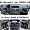 Car Front Air Conditioner AC Vent  Outlet Slider Tab Clip Repair Kit  For Mercedes Benz C W204 C180 C200 C260 X204 GLK300 GLK260